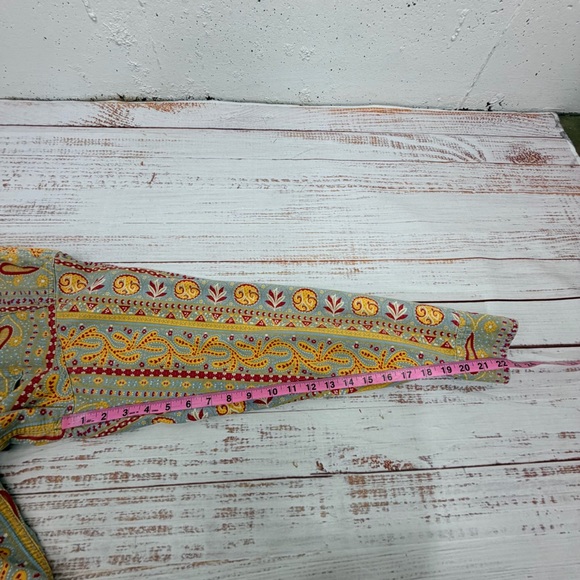 Lucky Brand Men’s Size XXL Southwest Paisley Pearl Snap Corduroy Shirt - Picture 13 of 15